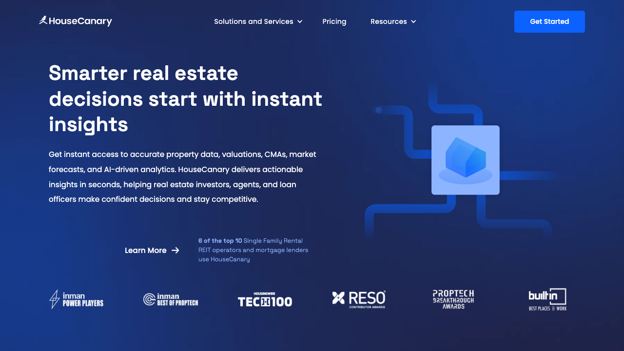 HouseCanary market analysis platform