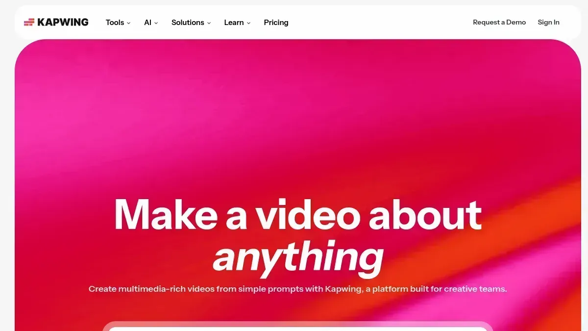 Kapwing collaborative real estate video editing platform