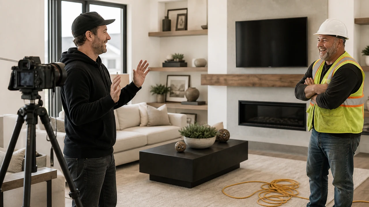 Sales counselor showing a buyer current model and inventory options