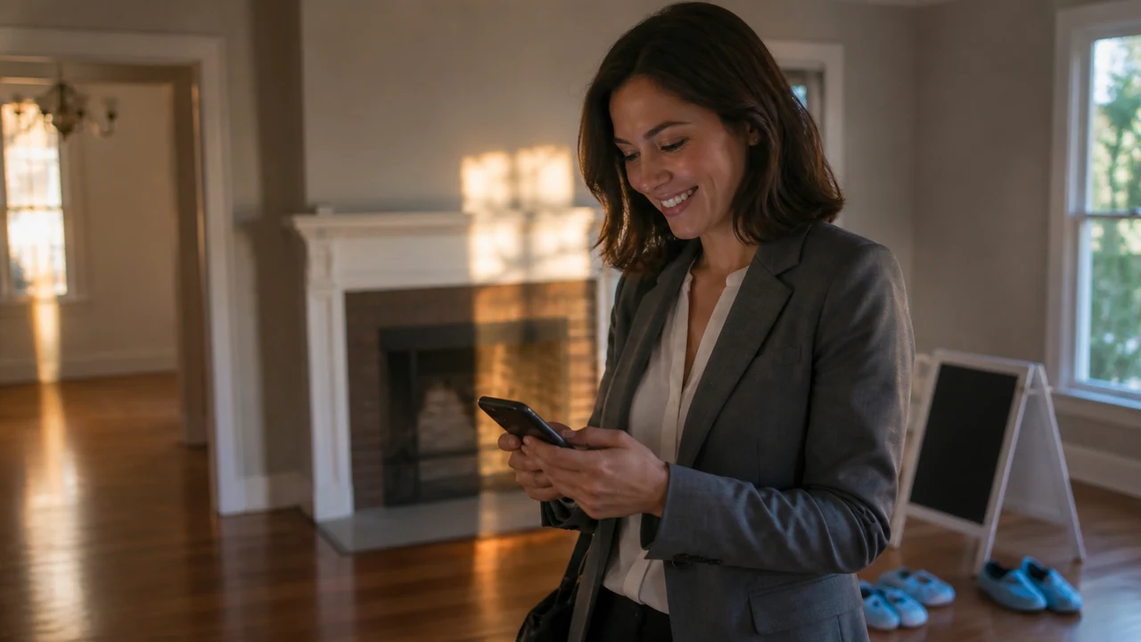 Small real estate team routing replies from an email campaign