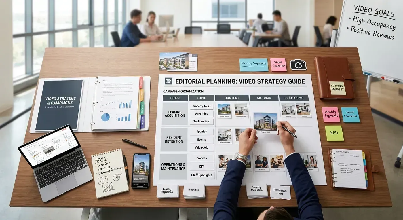 Well-lit modern apartment interior showing kitchen, living area, and large windows with city views