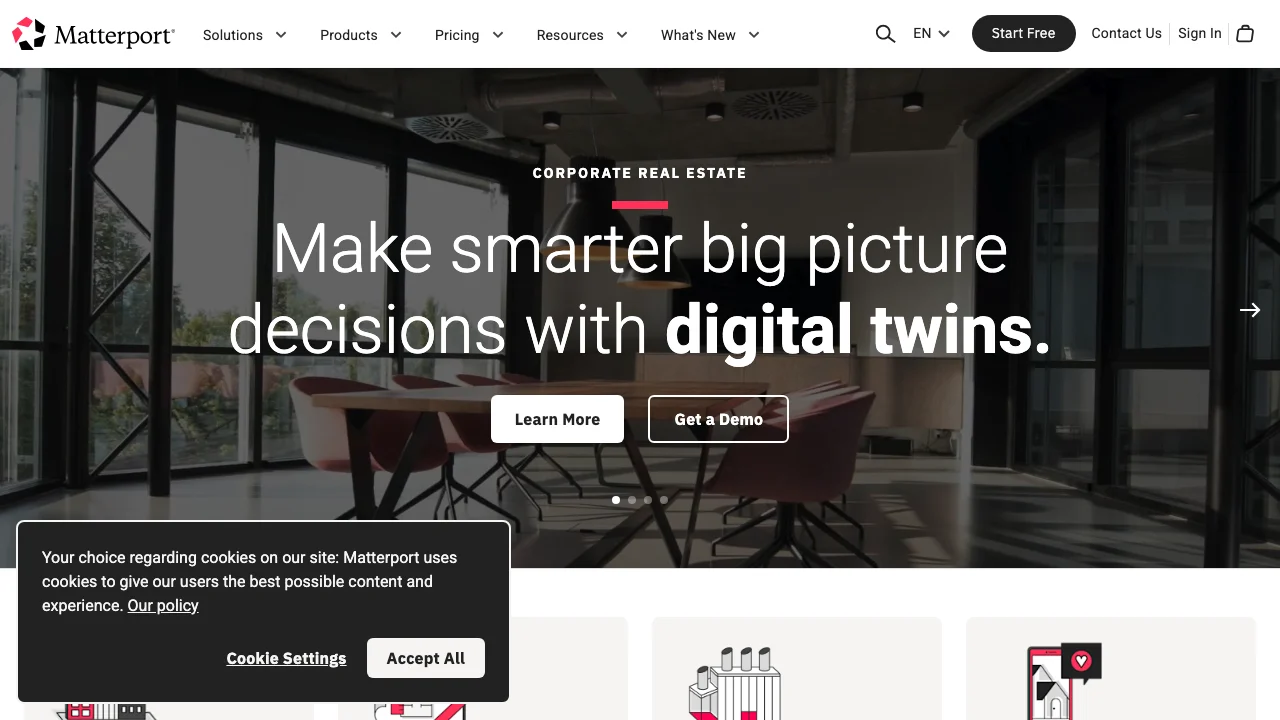 Matterport 3D virtual tour platform
