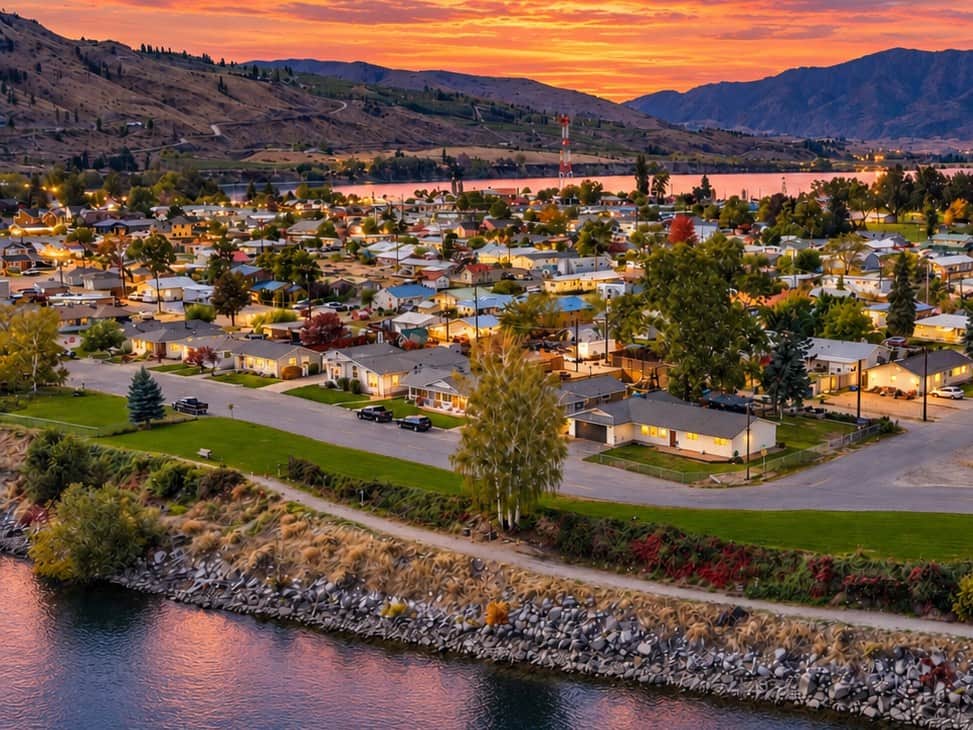 Twilight Lakeside Town and Mountains (2).jpg