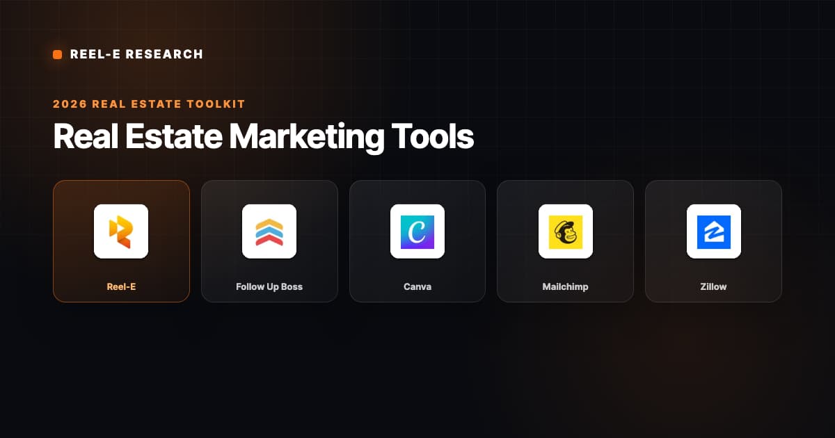 Best Real Estate Marketing Tools in 2026 (Agent's Complete Guide)