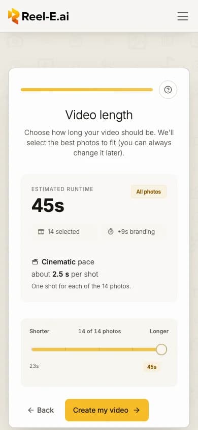 The length step on a phone