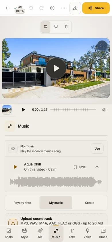 My music on a phone