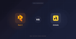 Reel-E vs Animoto for Real Estate Video (2026)